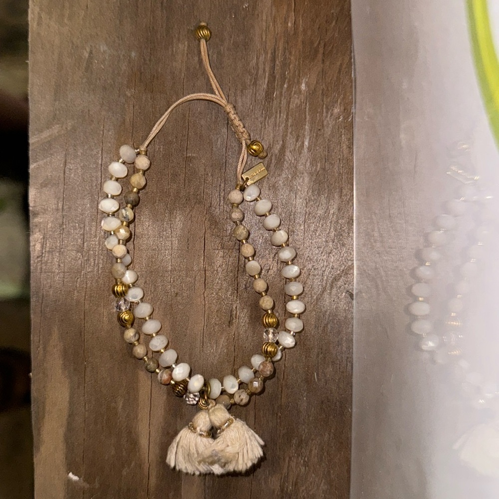 Chan Luu tassel dainty bracelet